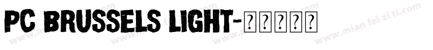 PC Brussels Light字体转换